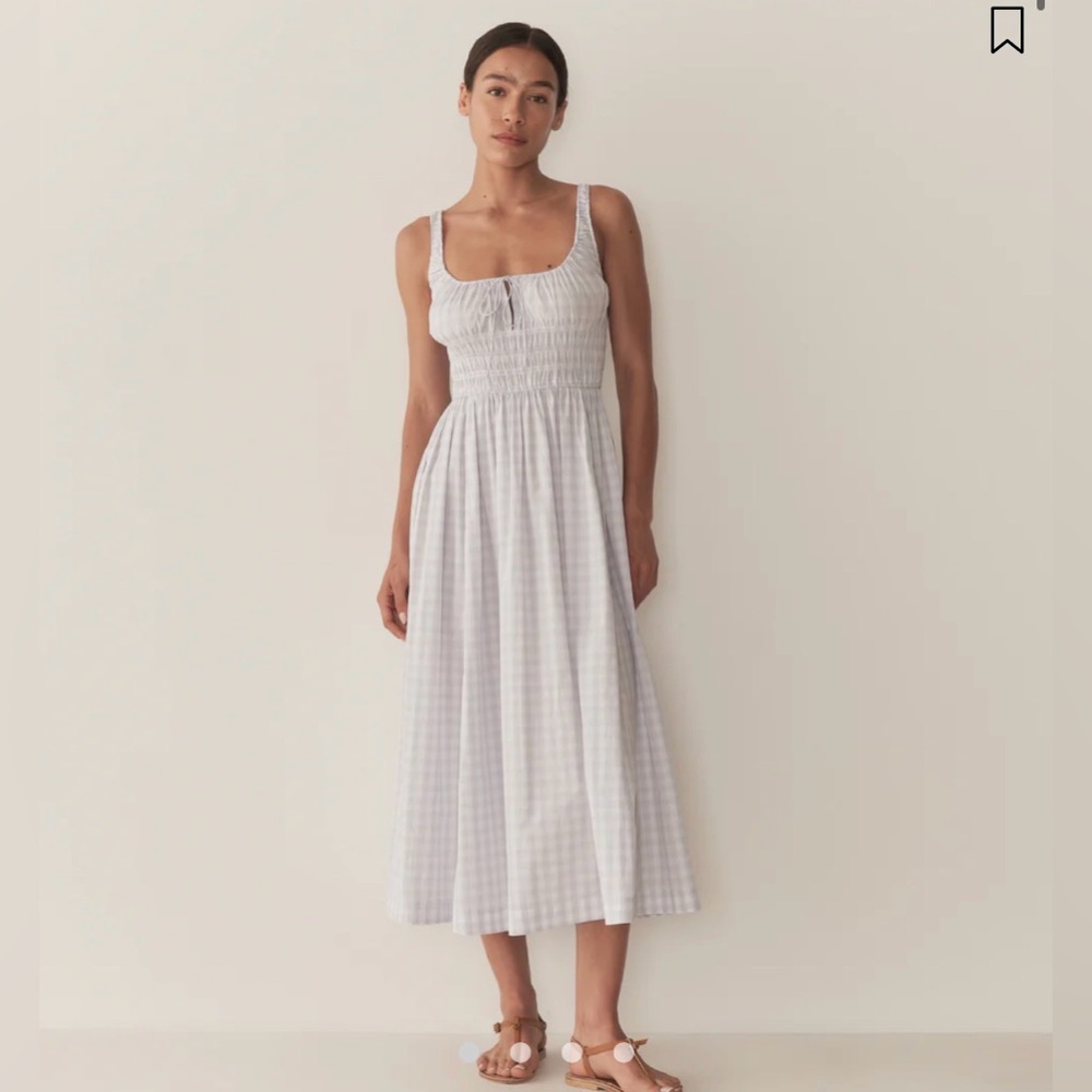 Dôen QUILLA DRESS in MARJORIE GINGHAM size S NWOT